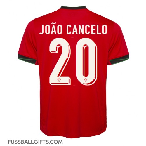 Portugal Joao Cancelo #20 Fußballbekleidung Heimtrikot EM 2024 Kurzarm